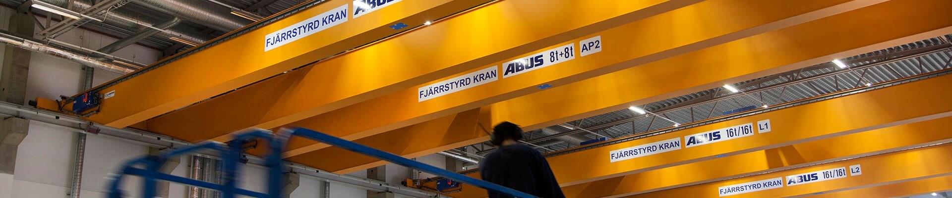 ABUS-kranar i metallformningsindustrin i Sverige