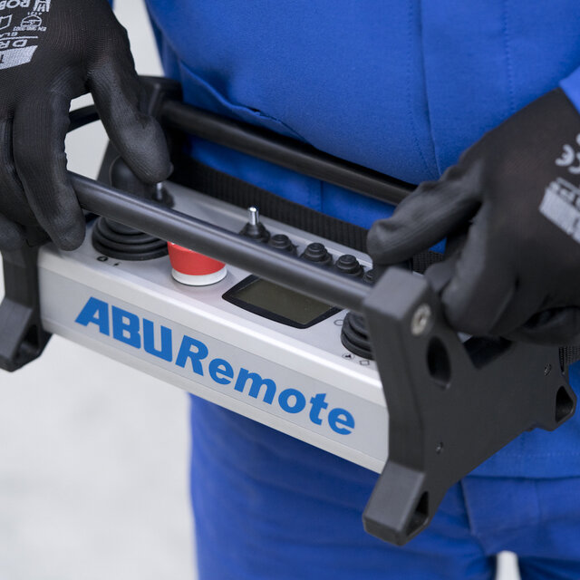 Handhållen sändare ABURemote Knapp