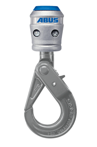 Bild på en speciell säkerhetskrok som stängs automatiskt under belastning. 